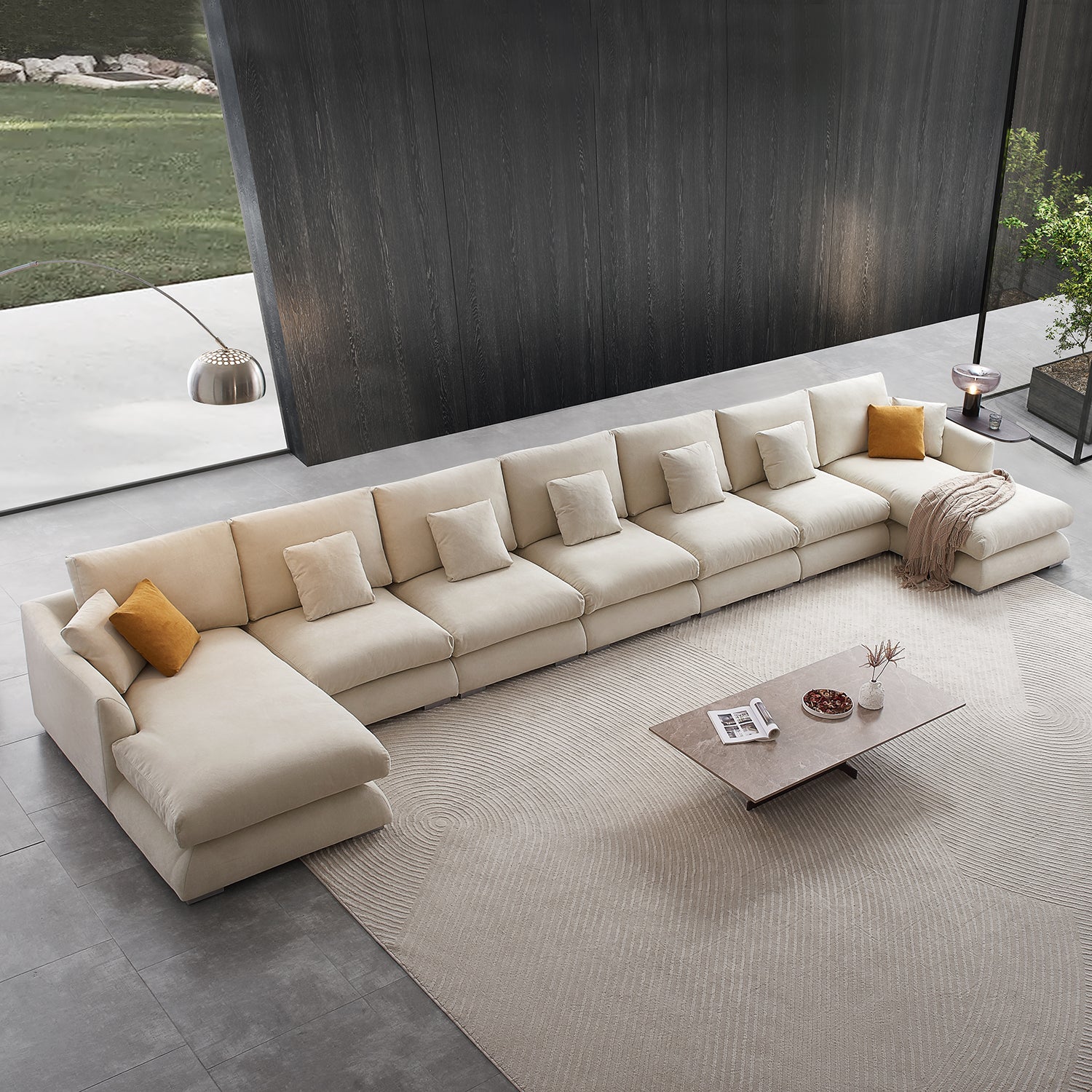 Feathers U-Sectional - Mario Capasa