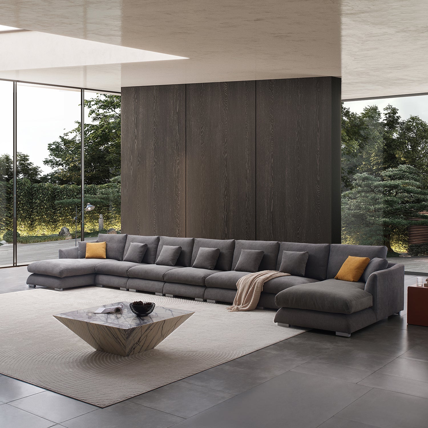 Feathers U-Sectional - Mario Capasa