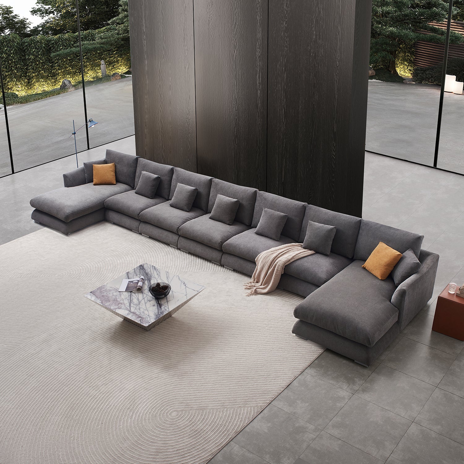 Feathers U-Sectional - Mario Capasa