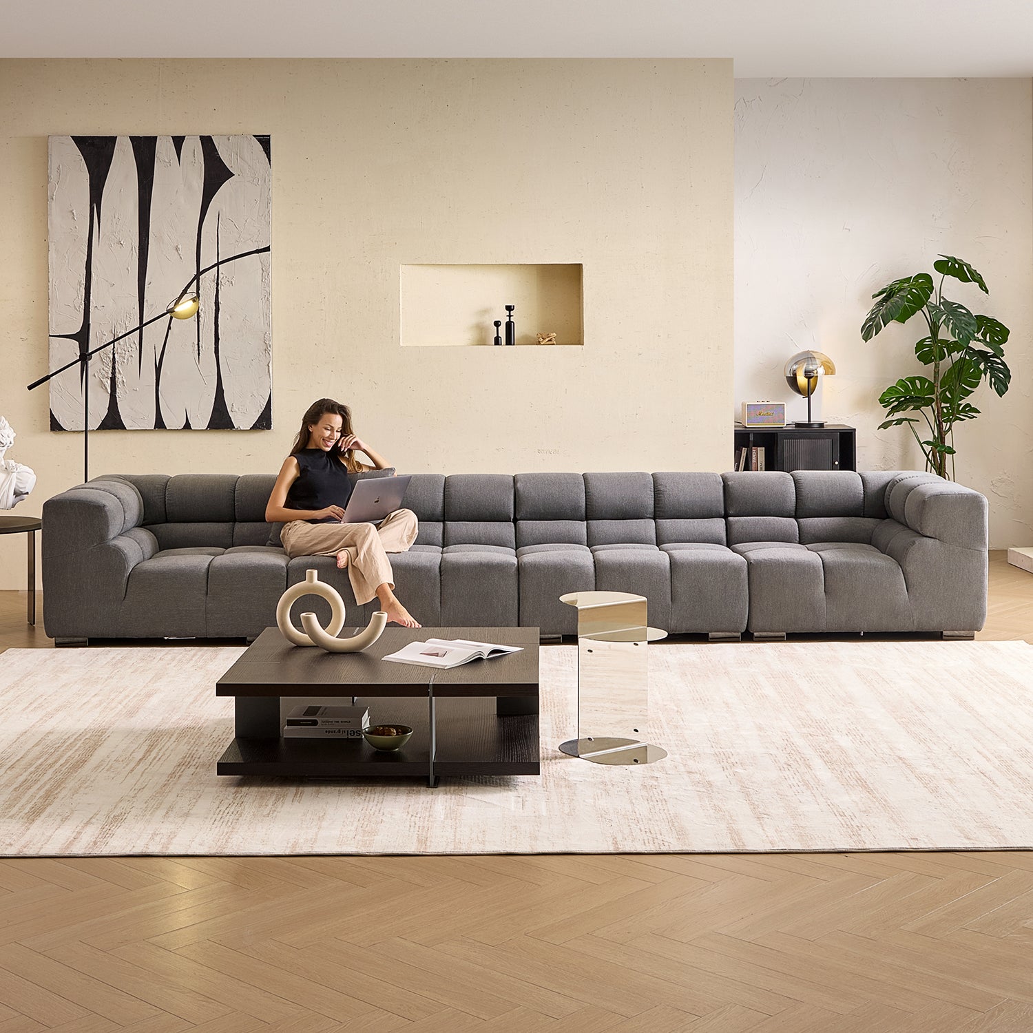 Amora Sofa High Arms