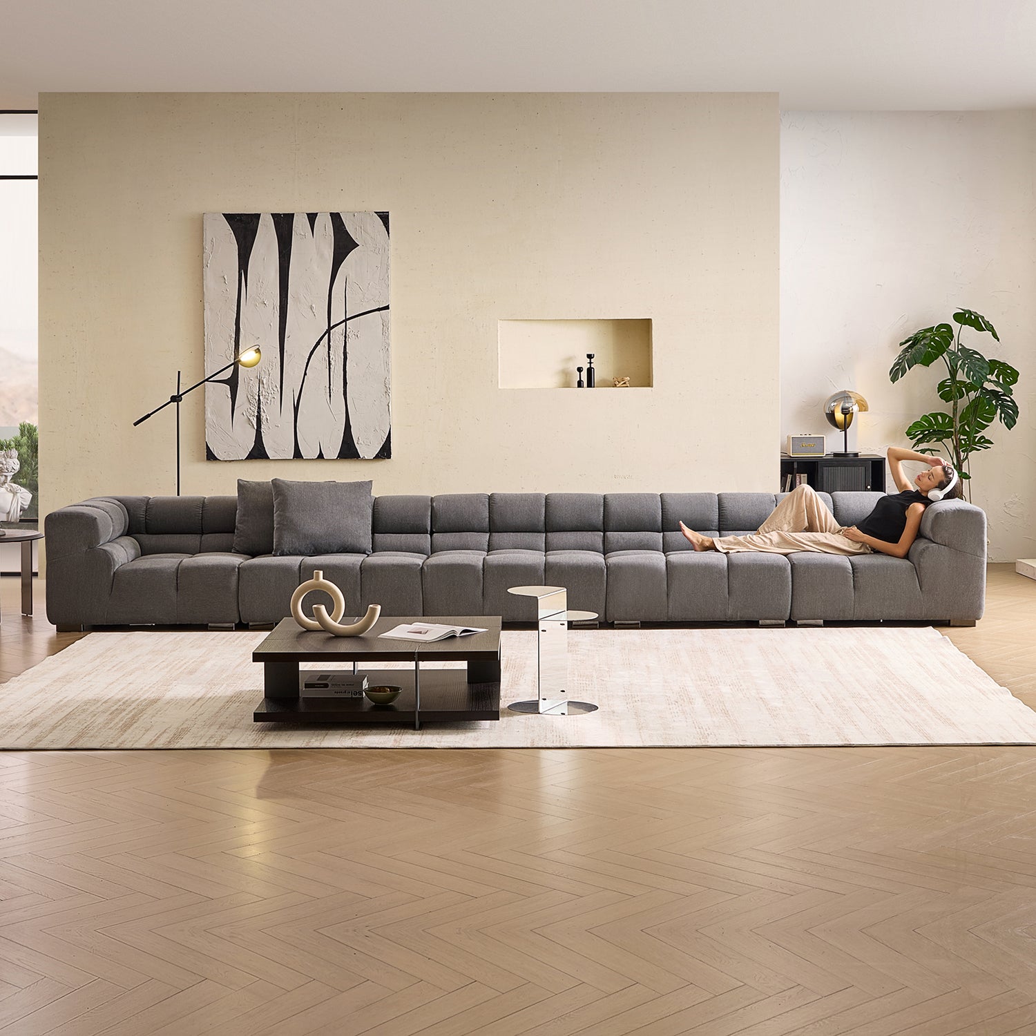 Amora Sofa High Arms