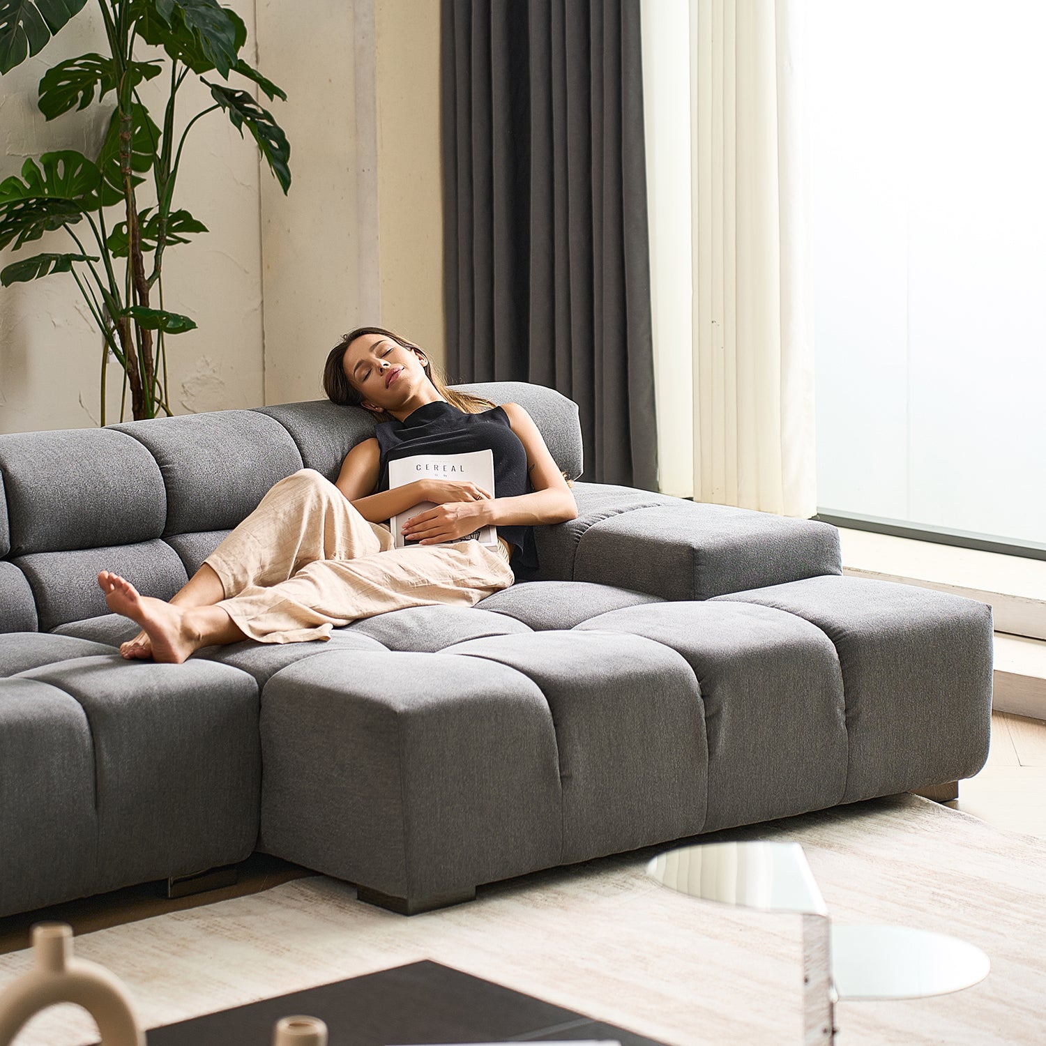 Amora U Sectional Low Arm - Mario Capasa