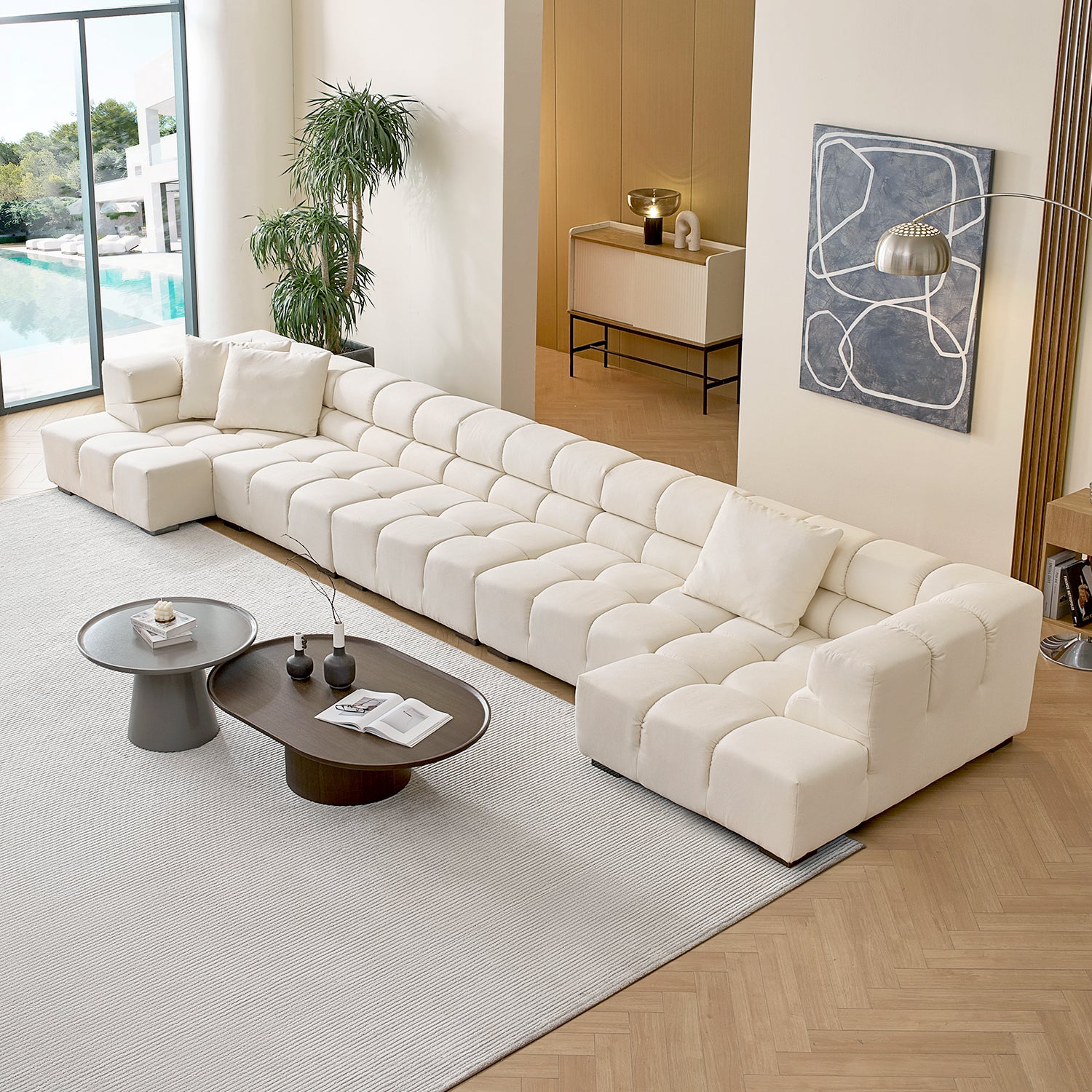 Amora U Sectional High Arm - Mario Capasa