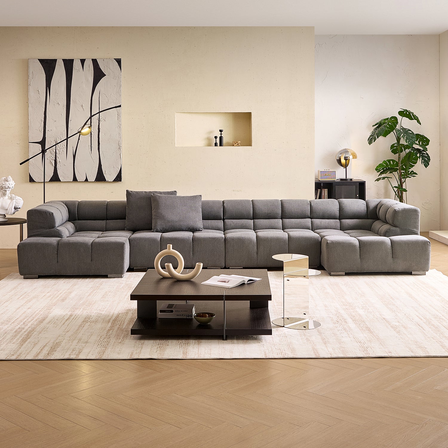 Amora U Sectional High Arm - Mario Capasa