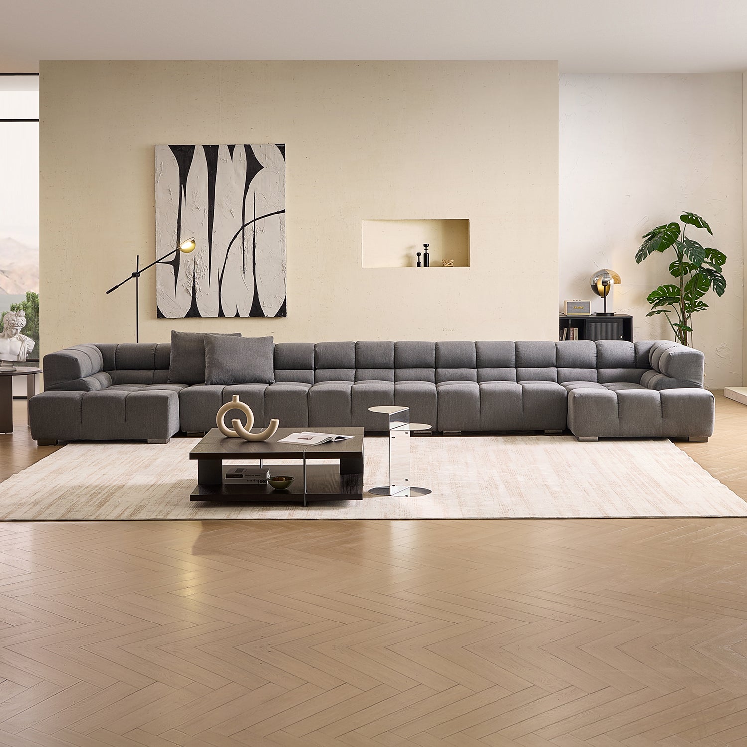 Amora U Sectional High Arm - Mario Capasa