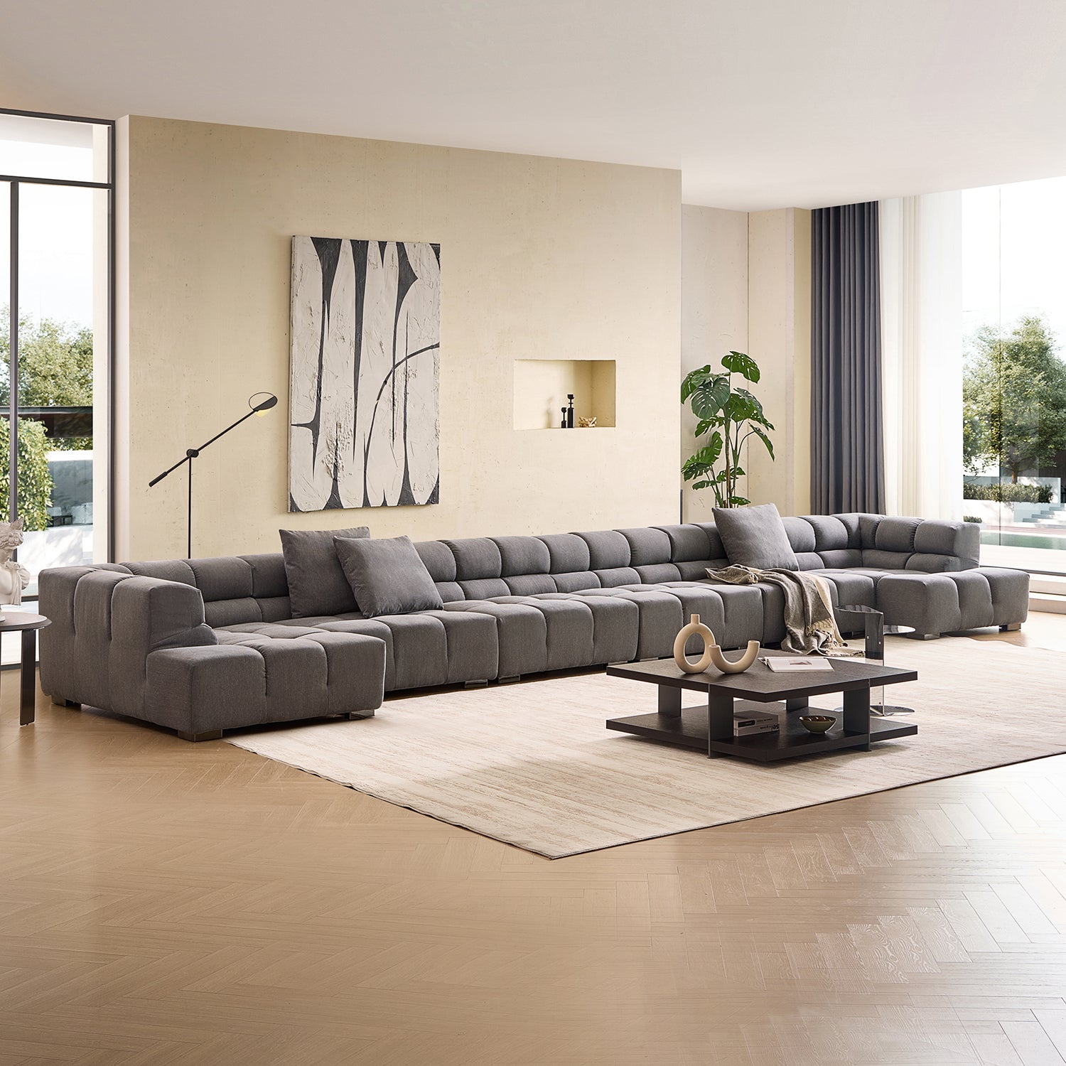 Amora U Sectional High Arm - Mario Capasa