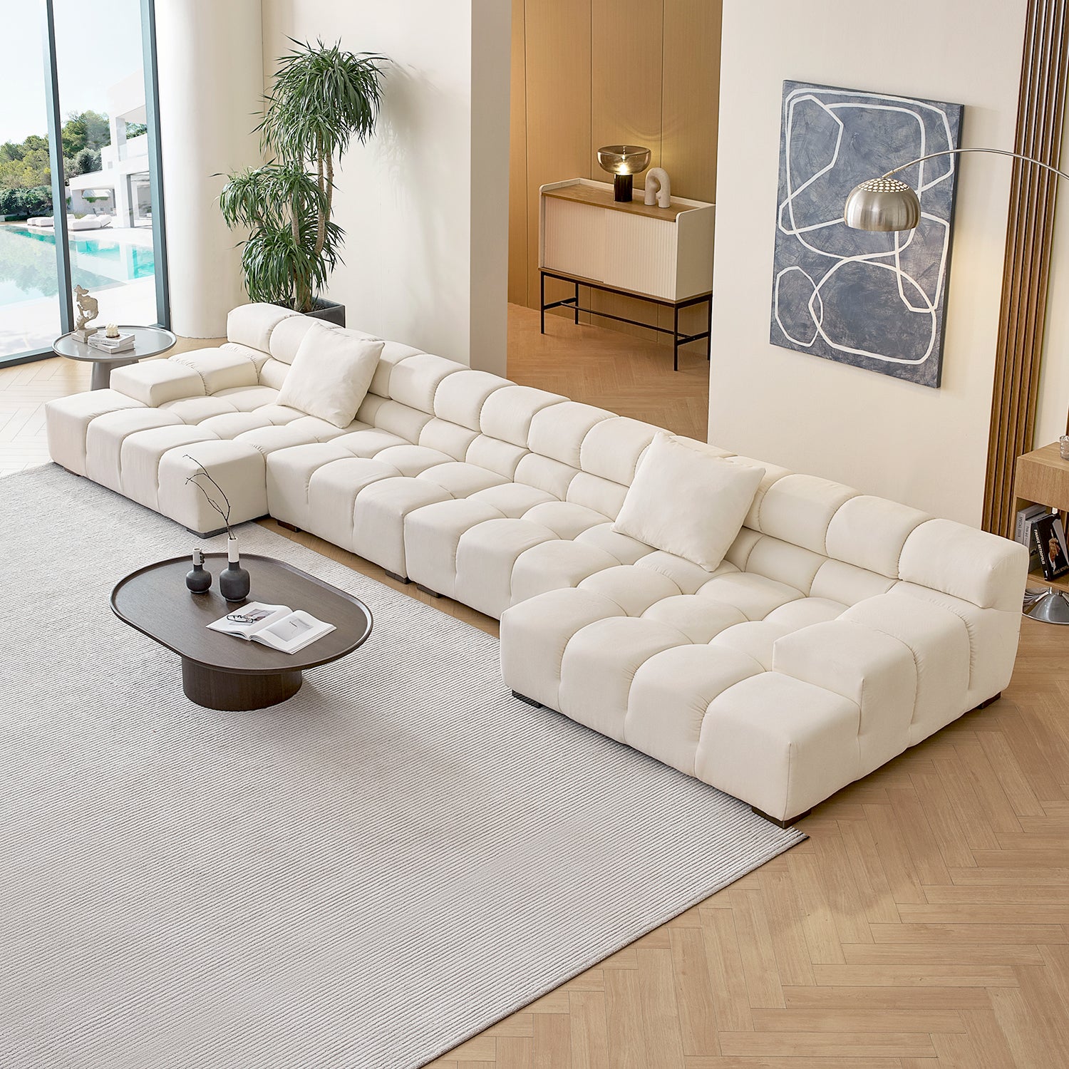 Amora U Sectional Low Arm - Mario Capasa