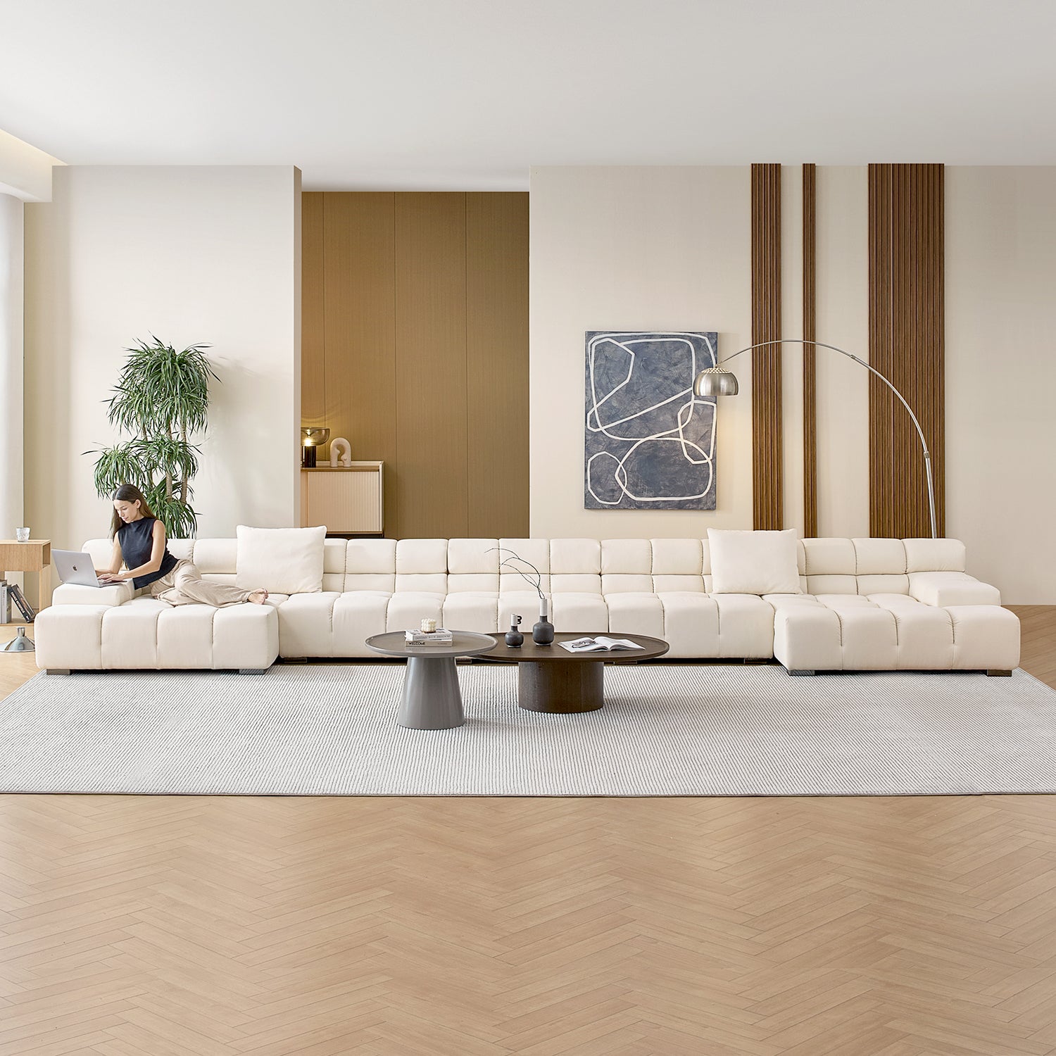 Amora U Sectional Low Arm - Mario Capasa