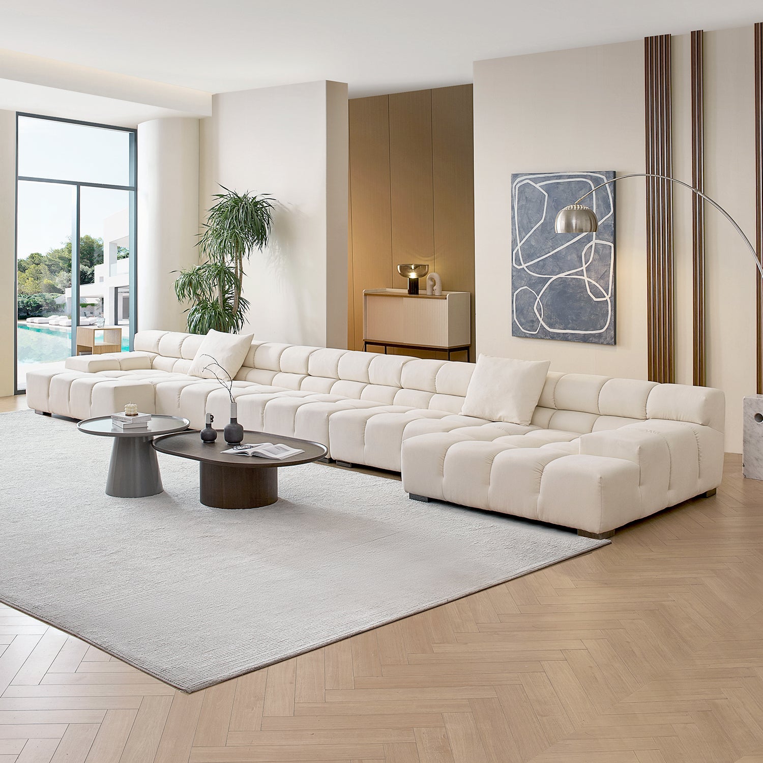 Amora U Sectional Low Arm - Mario Capasa
