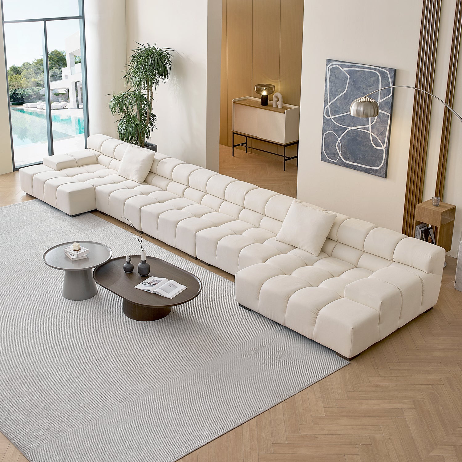 Amora U Sectional Low Arm - Mario Capasa