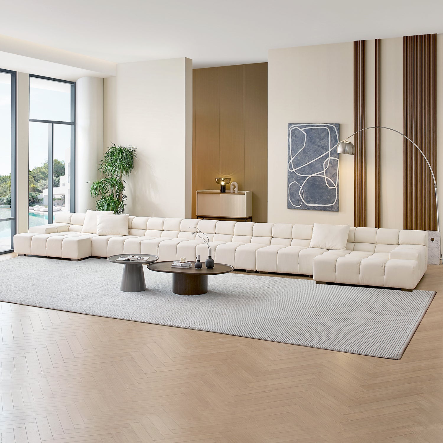 Amora U Sectional Low Arm - Mario Capasa