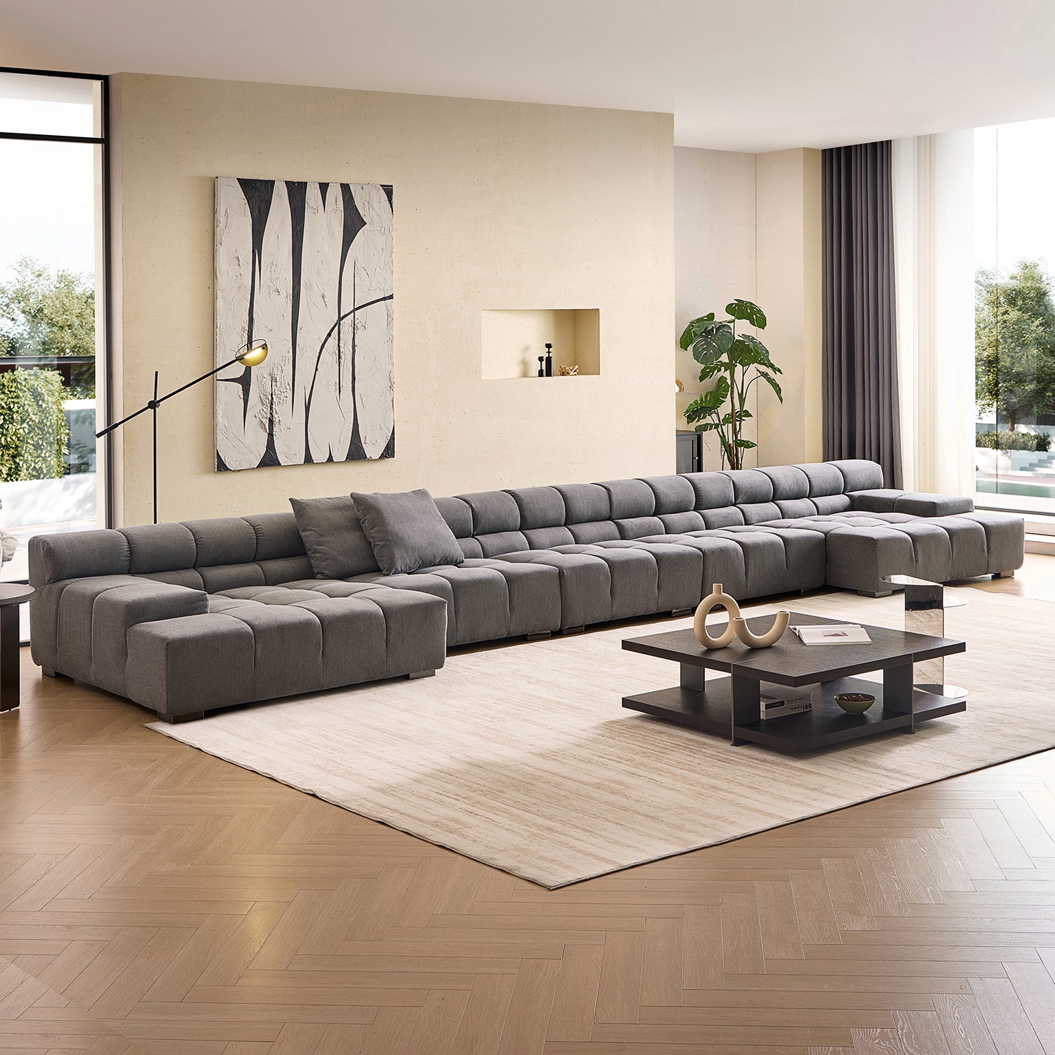 Amora U Sectional Low Arm - Mario Capasa