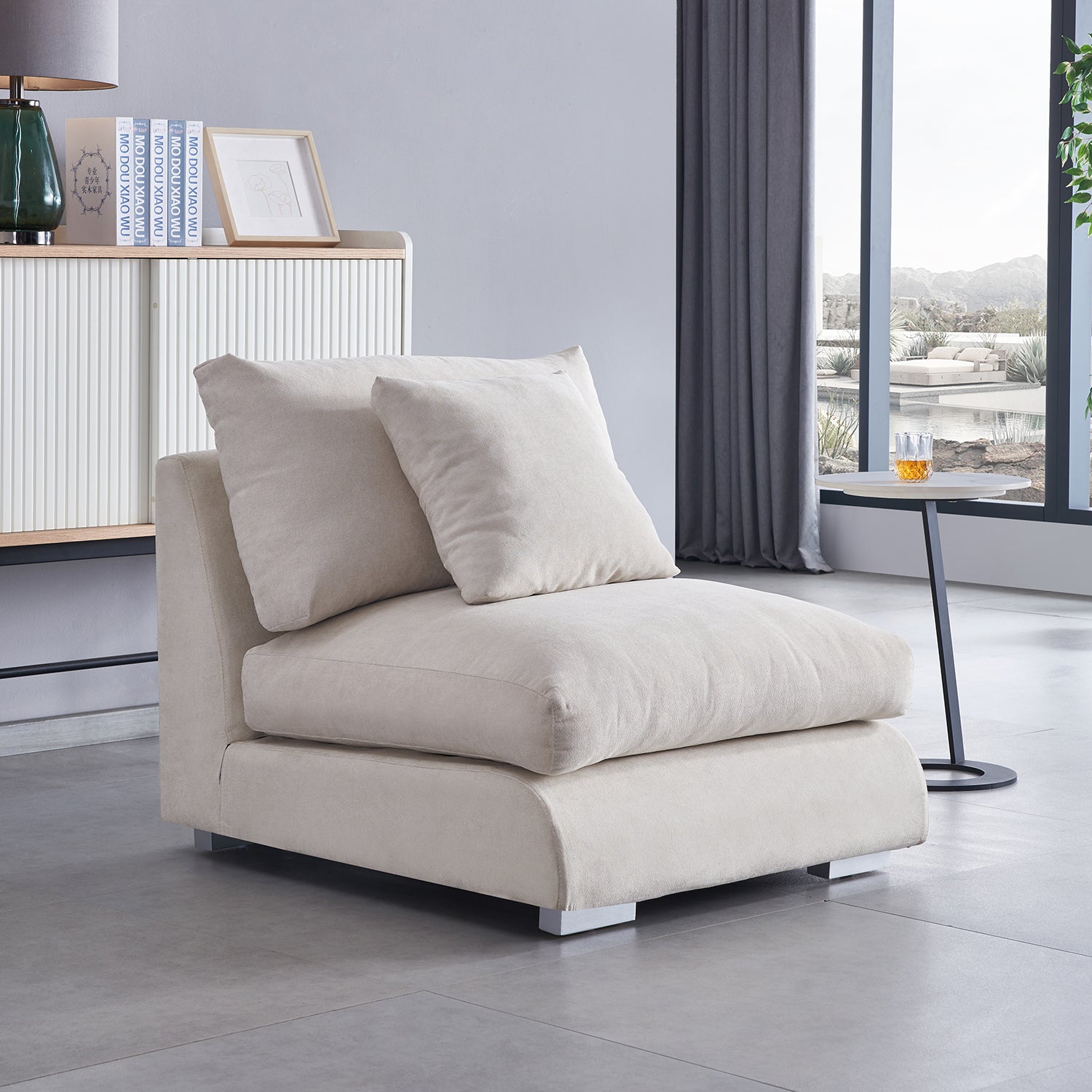 Feathers 1-Seater - Armless - Mario Capasa