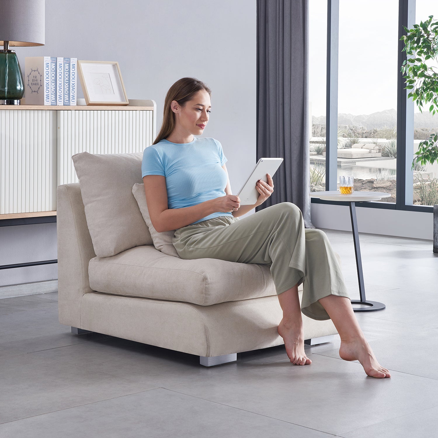 Feathers 1-Seater - Armless - Mario Capasa