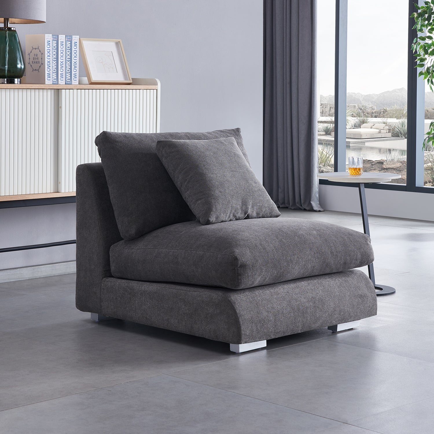 Feathers 1-Seater - Armless - Mario Capasa