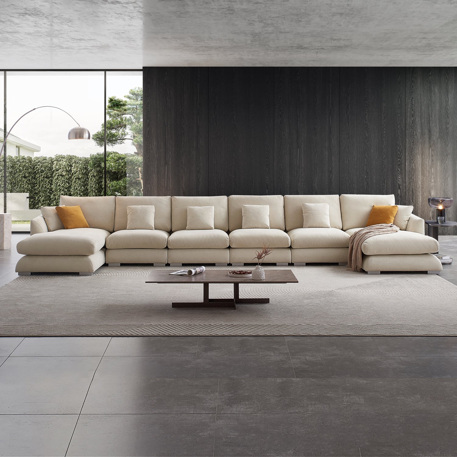 Feathers U-Sectional