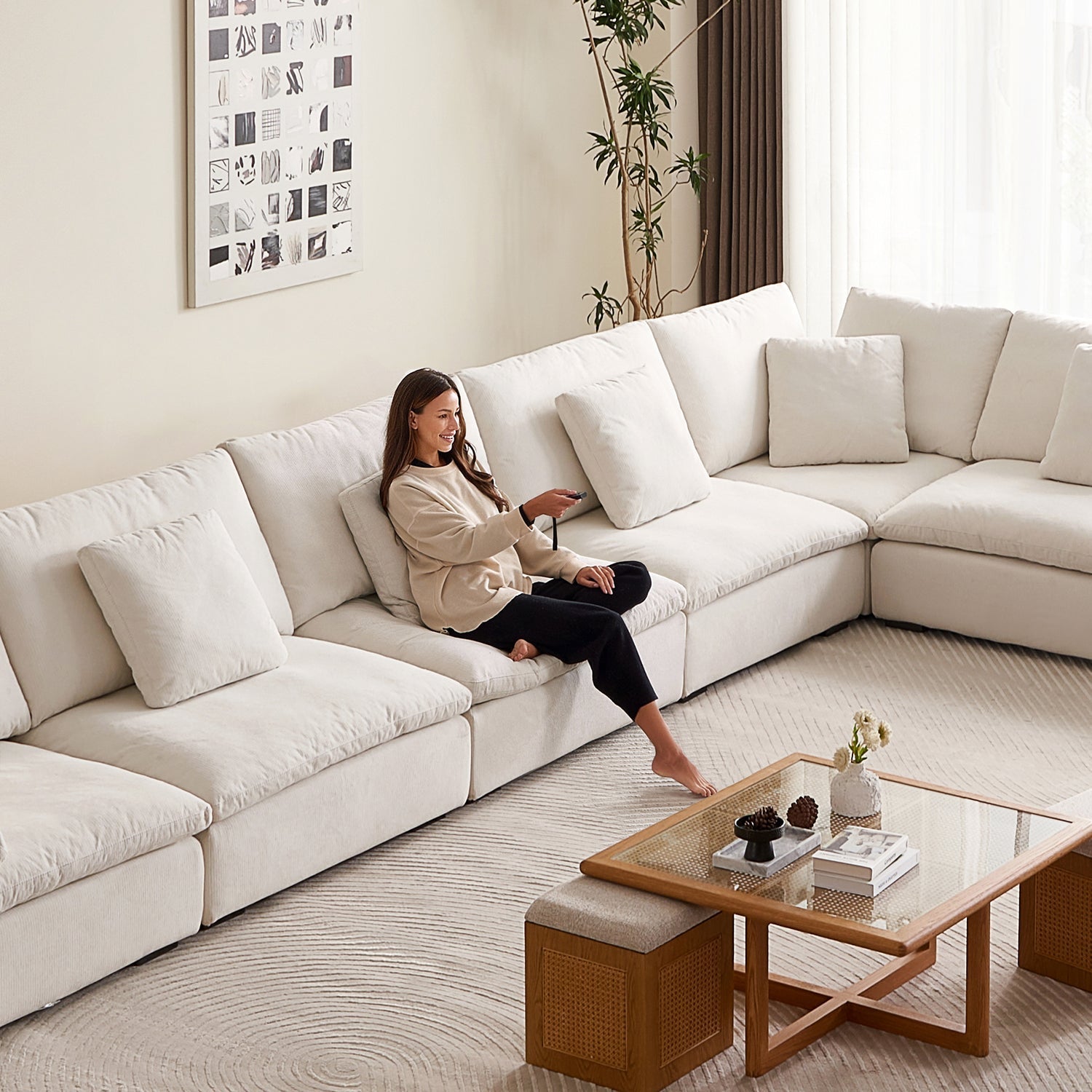 Malibu Cloud L Sectional - Mario Capasa
