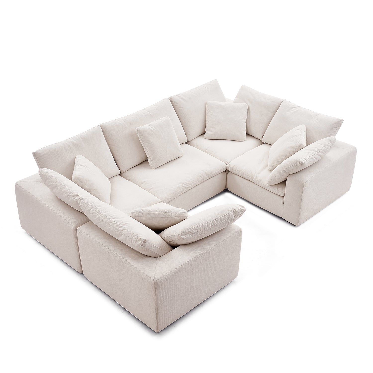 Malibu Cloud U Closed Sectional - Mario Capasa