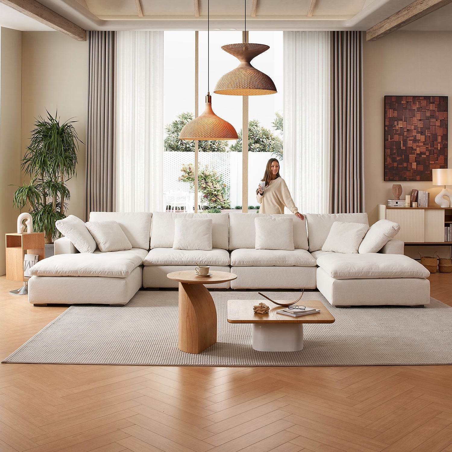 Malibu Cloud U Sectional - Mario Capasa