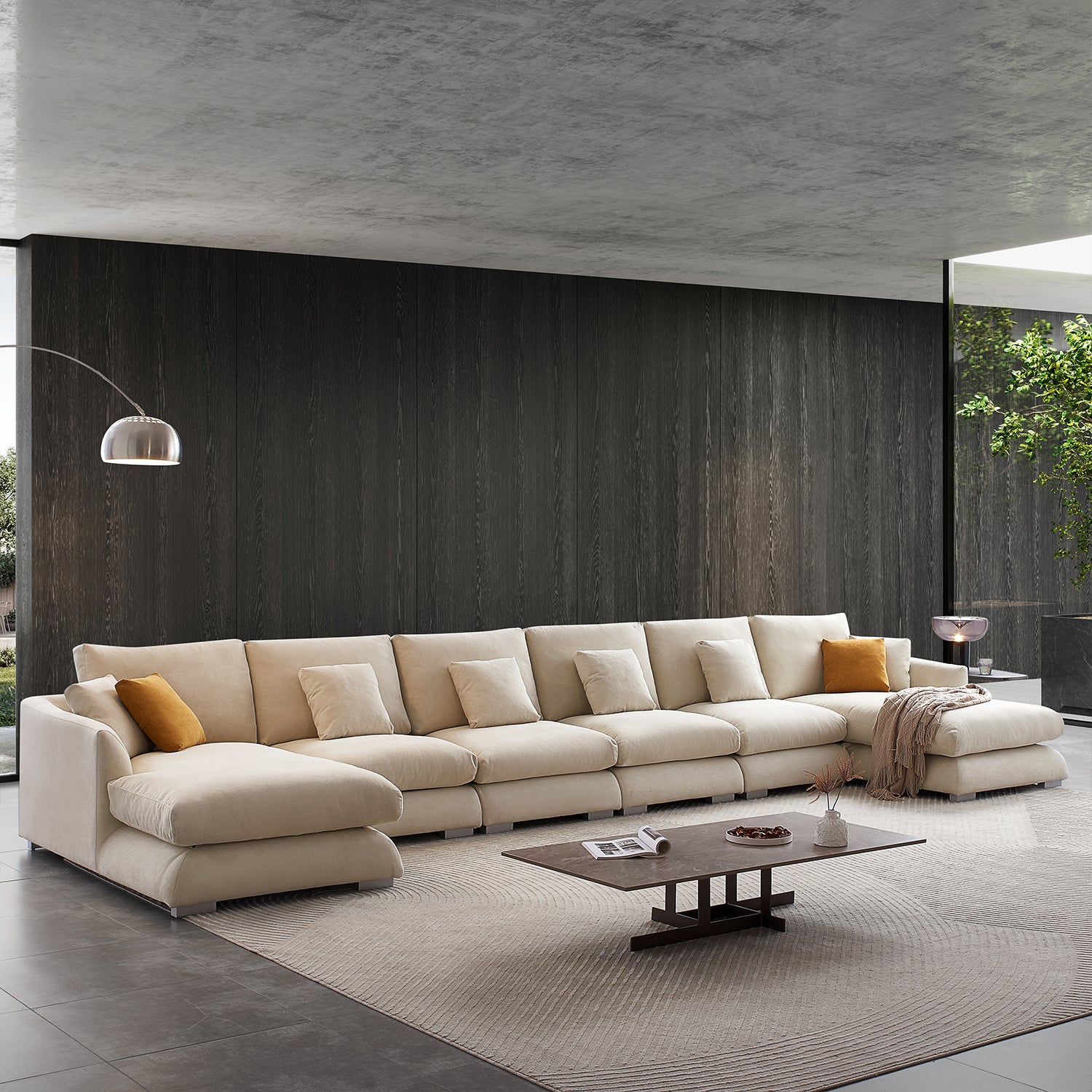 Feathers U-Sectional - Mario Capasa