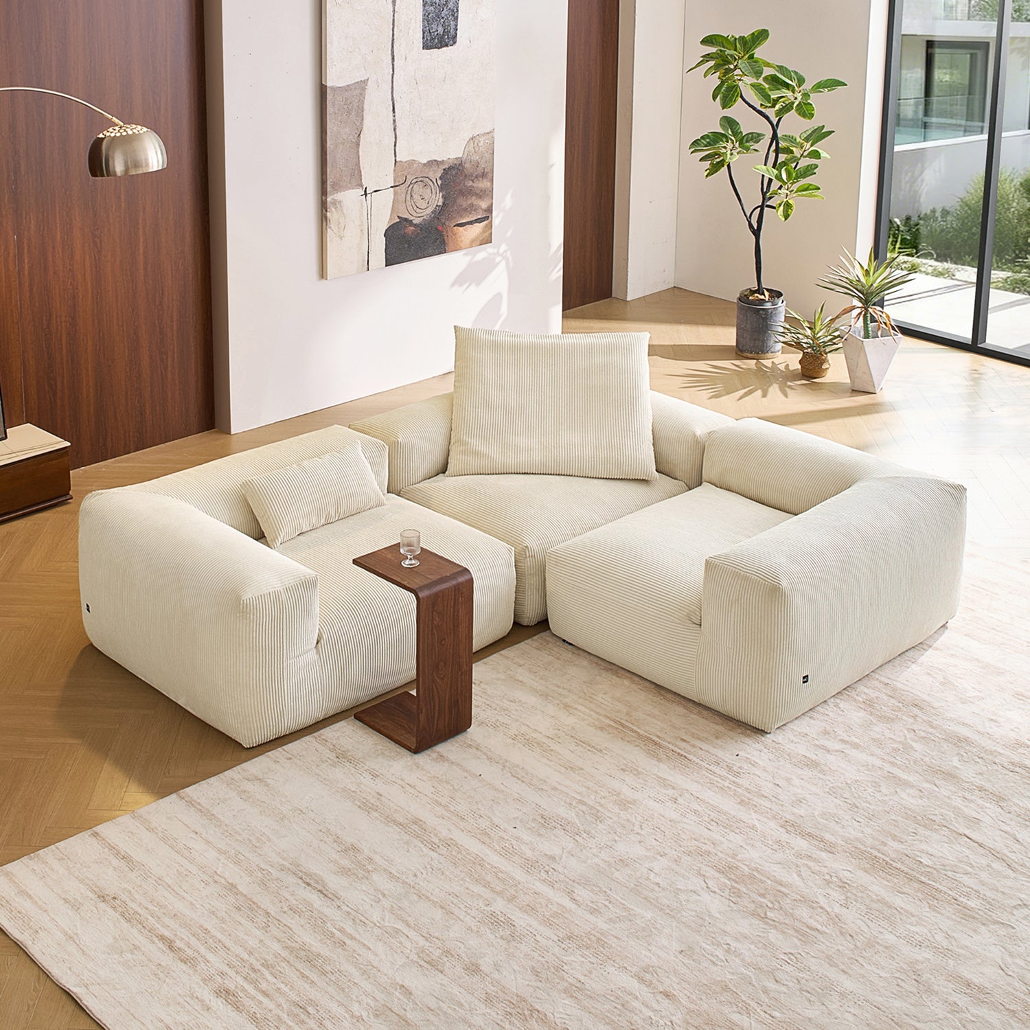 Mellow Closed L Sectional - Mario Capasa