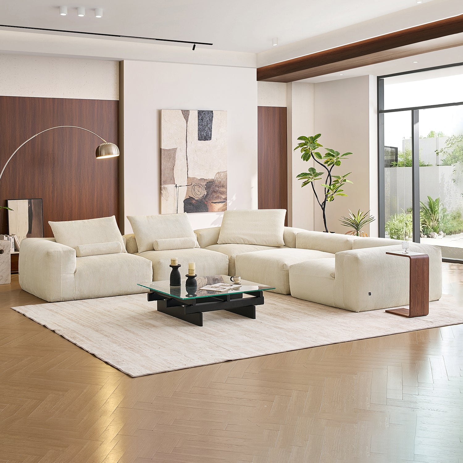 Mellow Closed L Sectional - Mario Capasa