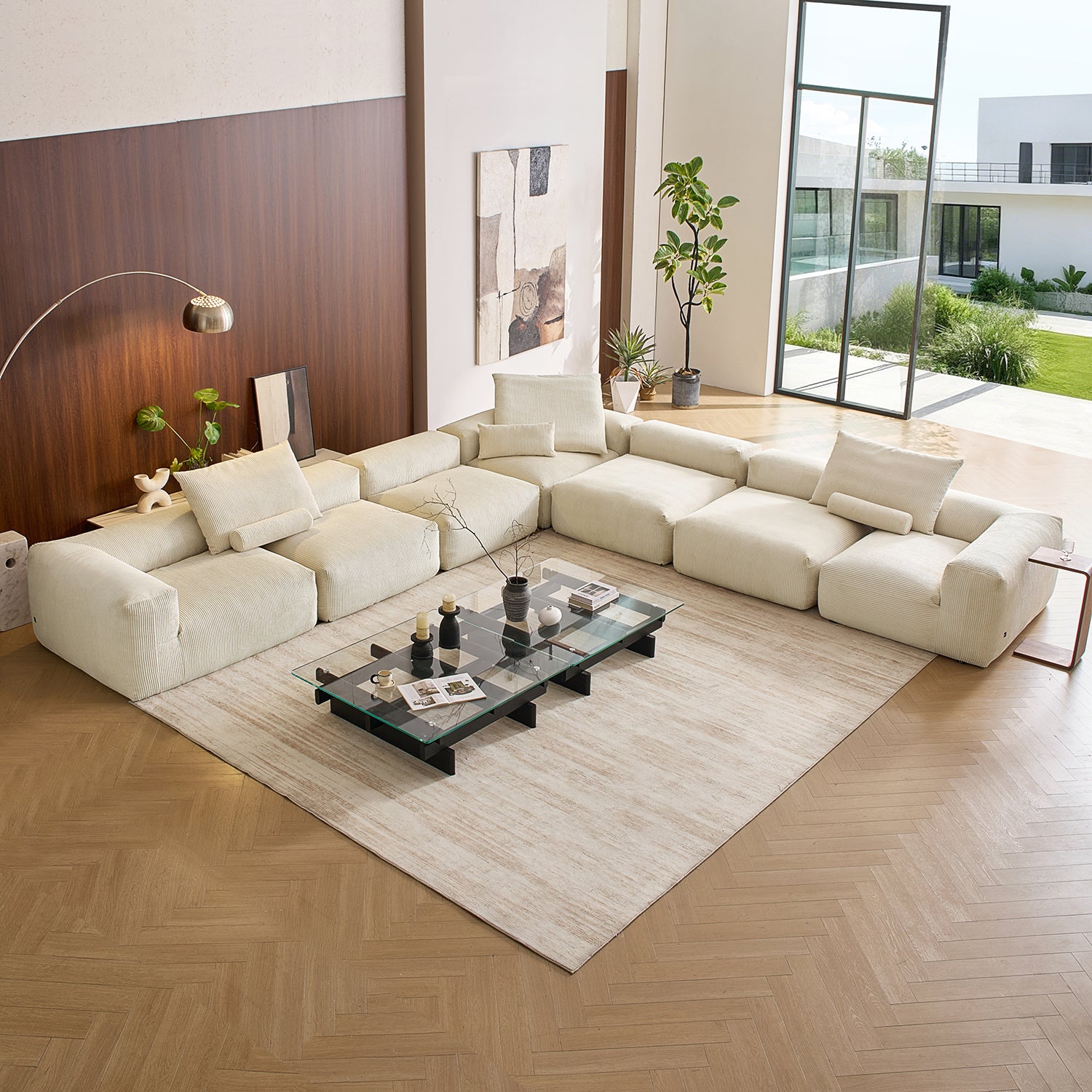 Mellow Closed L Sectional - Mario Capasa