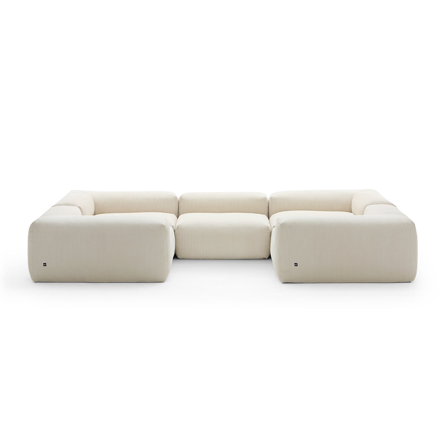Mellow Closed U Sectional - Mario Capasa