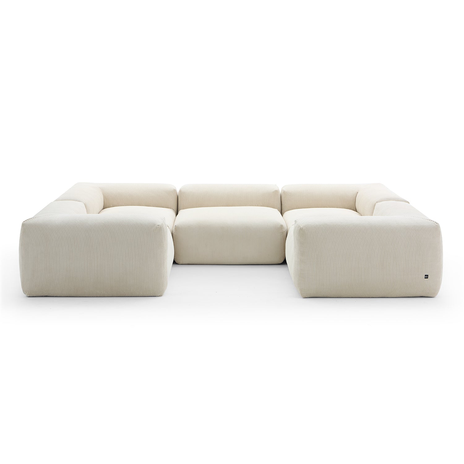 Mellow Extra Deep Closed U Sectional - Mario Capasa