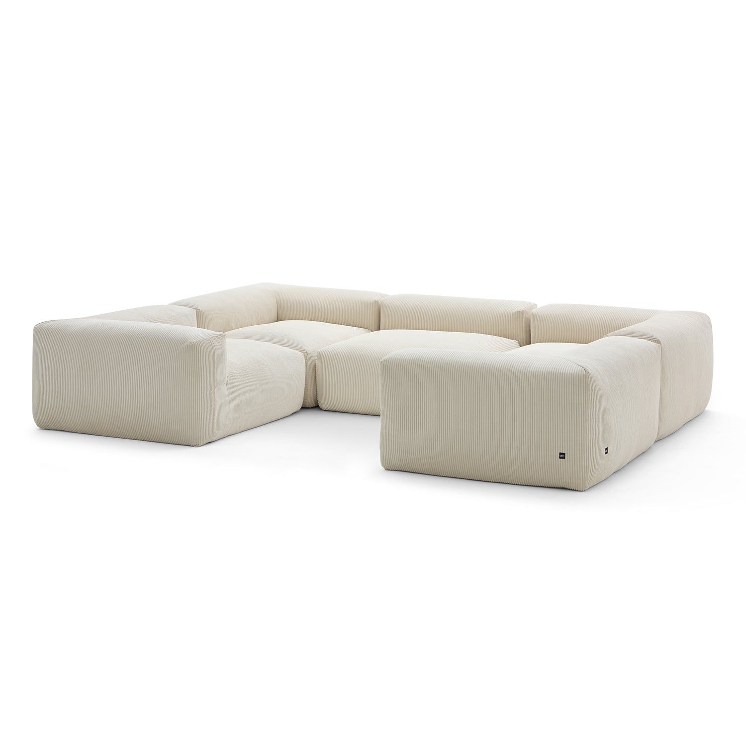 Mellow Extra Deep Closed U Sectional - Mario Capasa