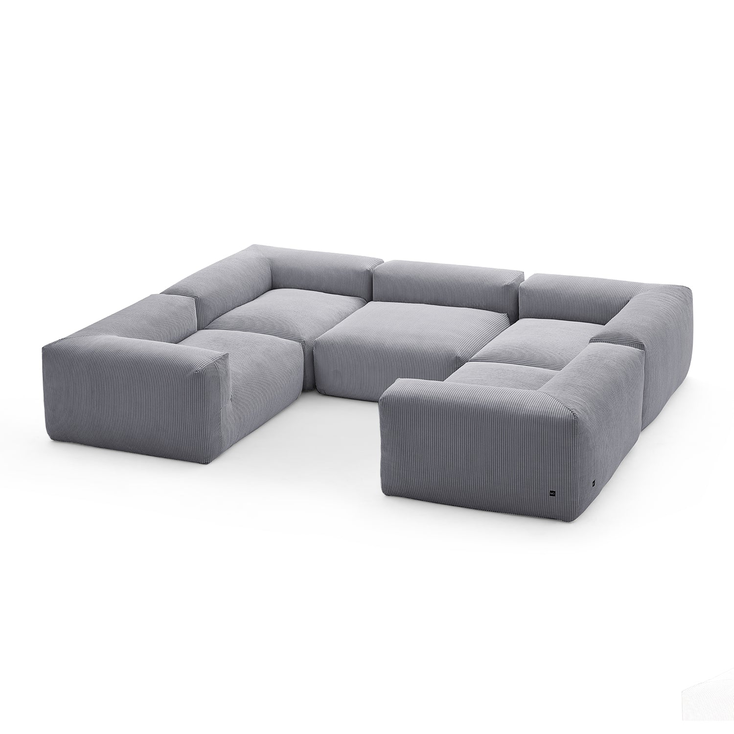 Mellow Extra Deep Closed U Sectional - Mario Capasa