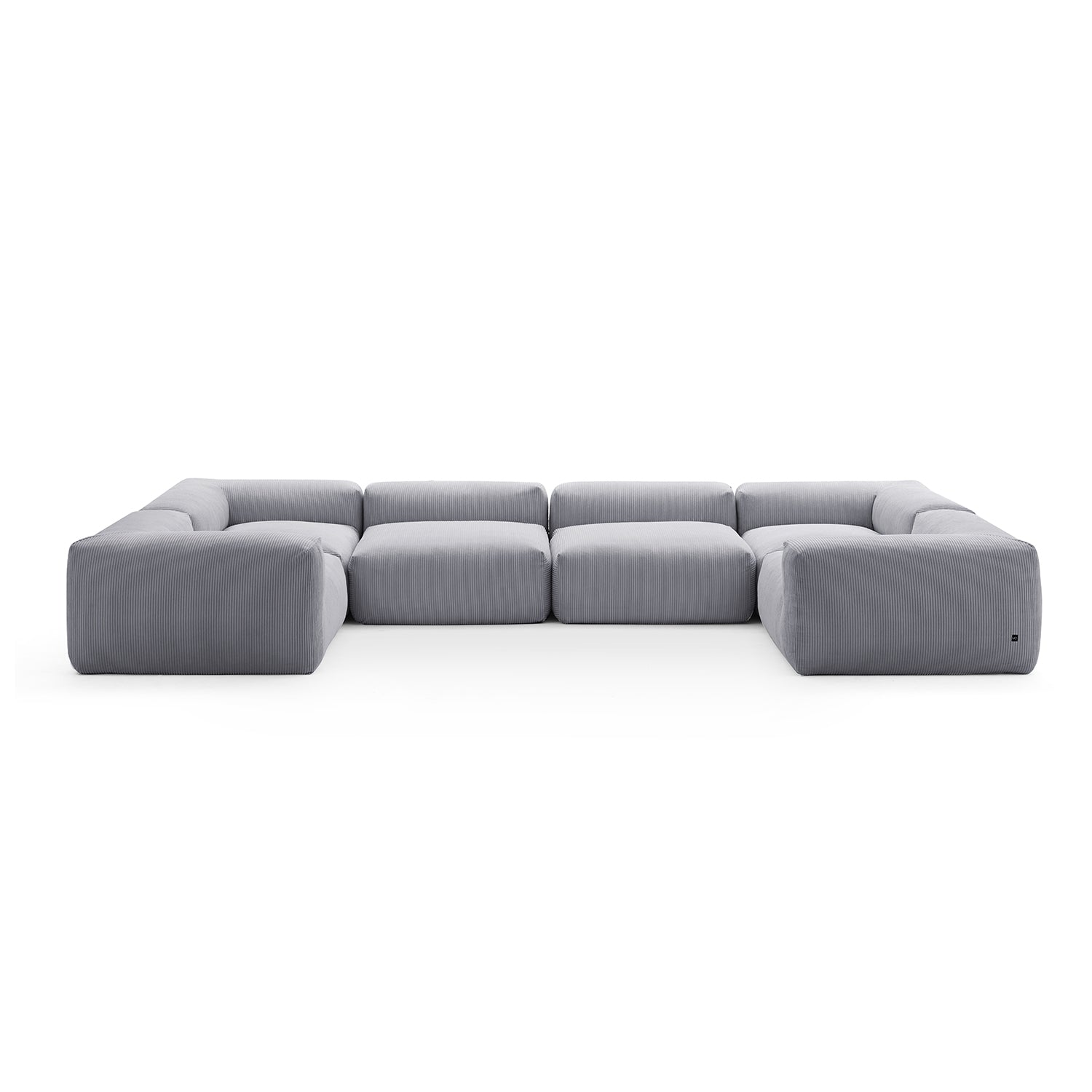 Mellow Extra Deep Closed U Sectional - Mario Capasa