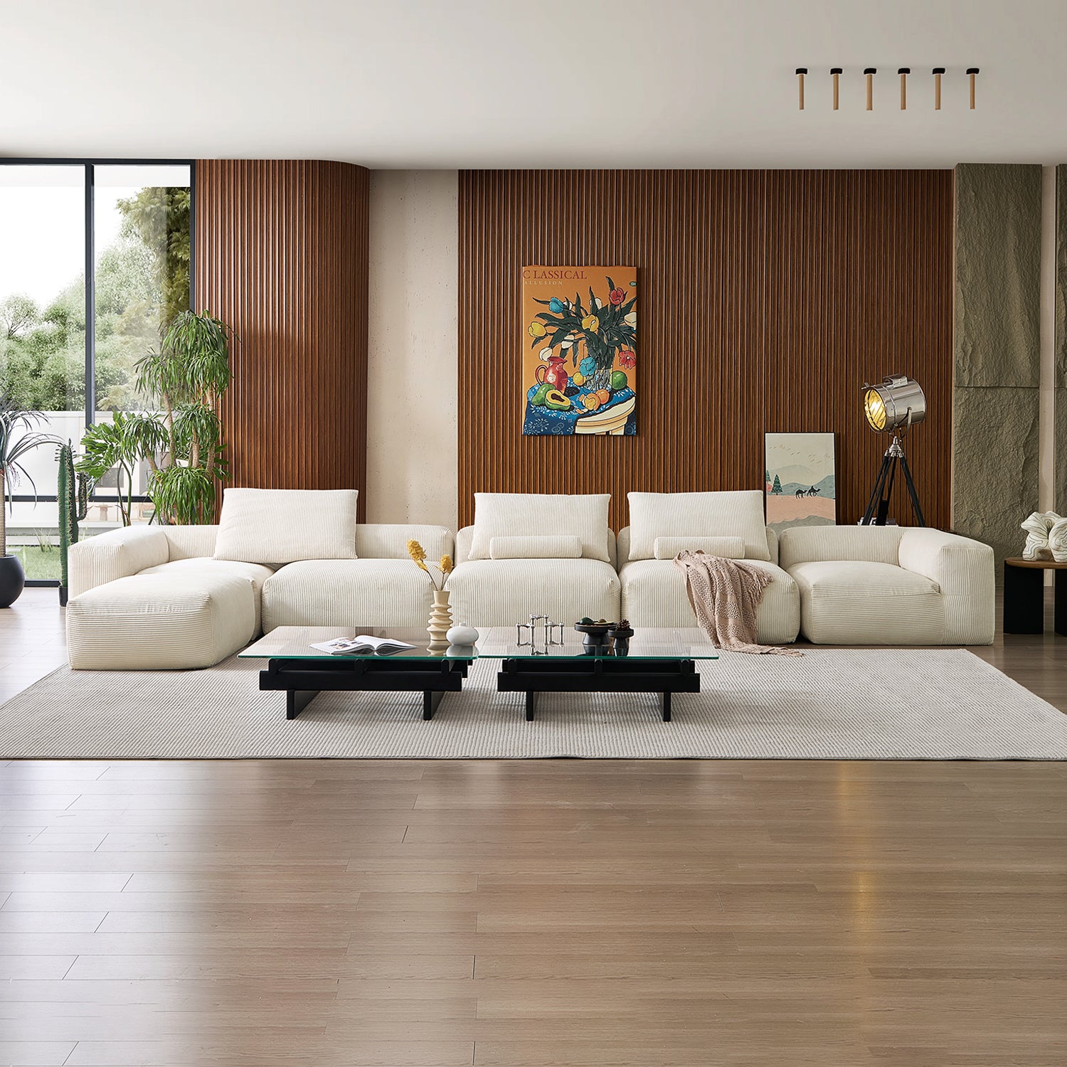 Mellow Extra Deep Sectional with Ottoman