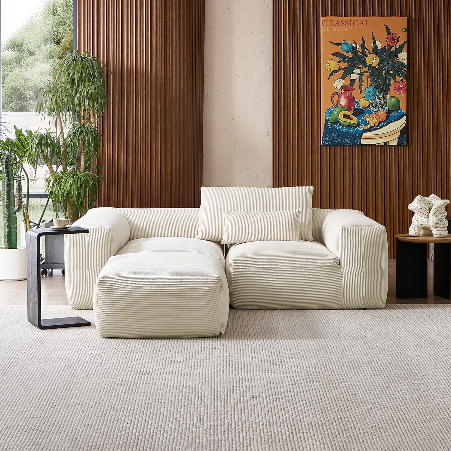 Mellow Extra Deep Sectional with Ottoman