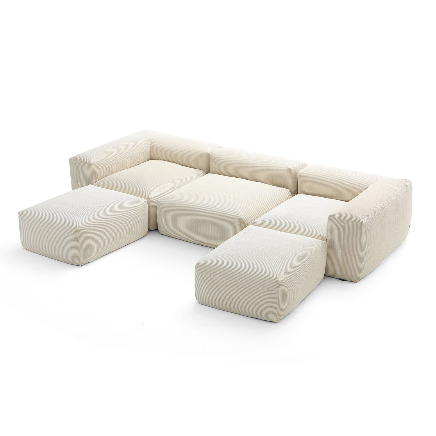 Mellow Extra Deep U Sectional with Ottoman - Mario Capasa