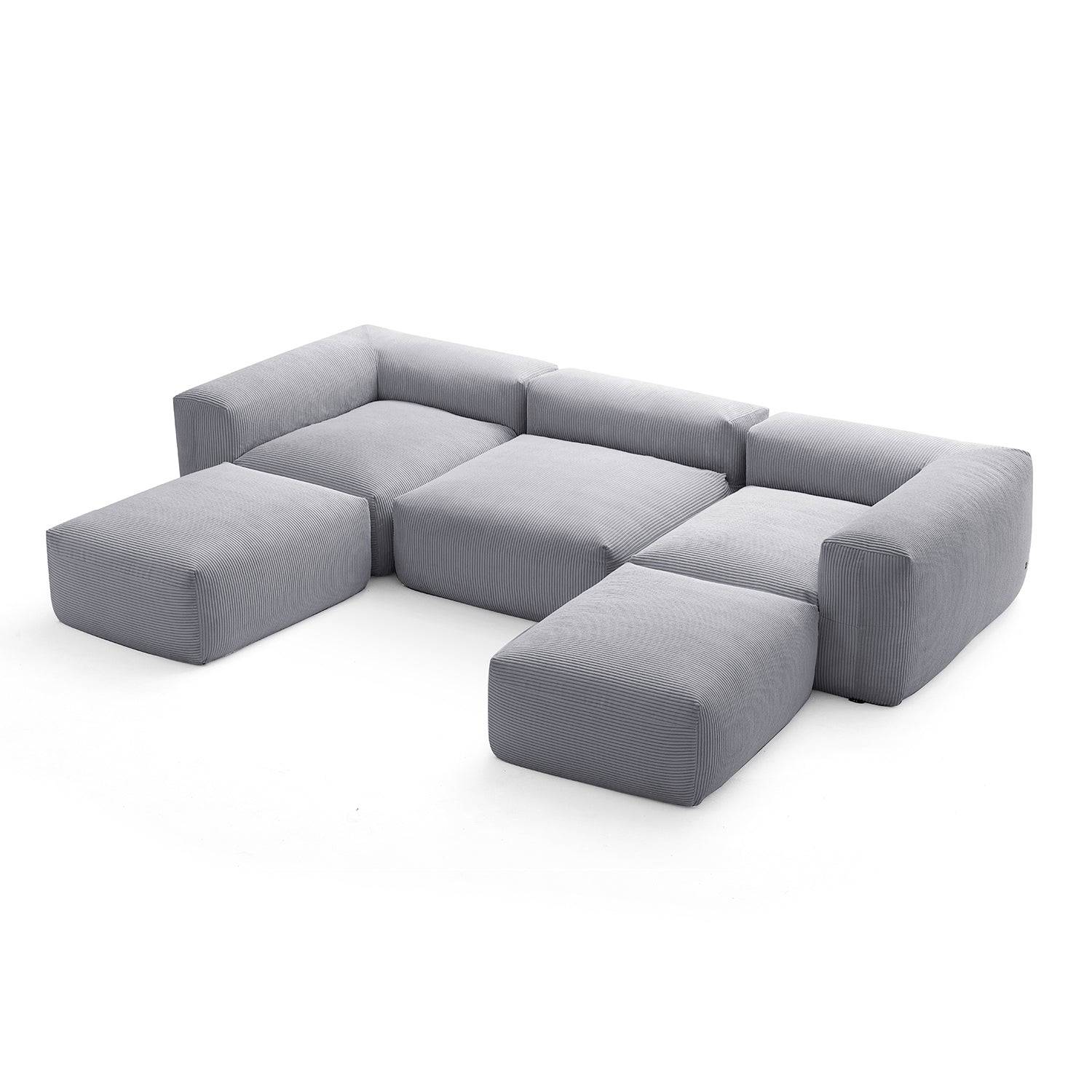 Mellow Extra Deep U Sectional with Ottoman - Mario Capasa