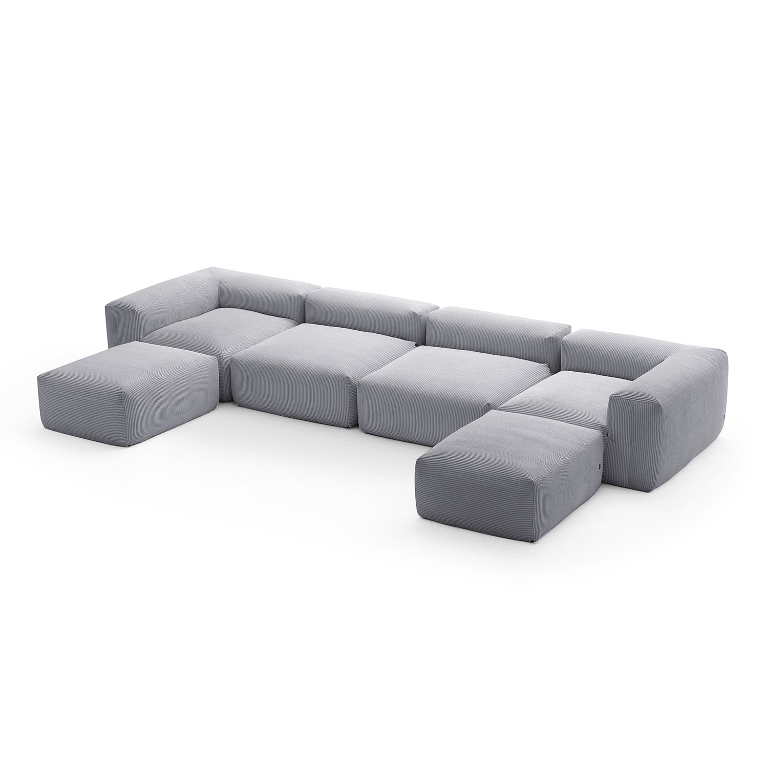 Mellow Extra Deep U Sectional with Ottoman - Mario Capasa