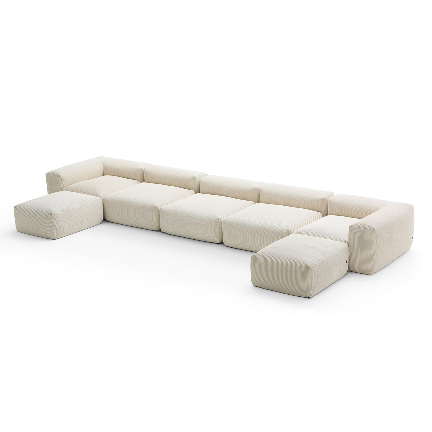 Mellow Extra Deep U Sectional with Ottoman - Mario Capasa