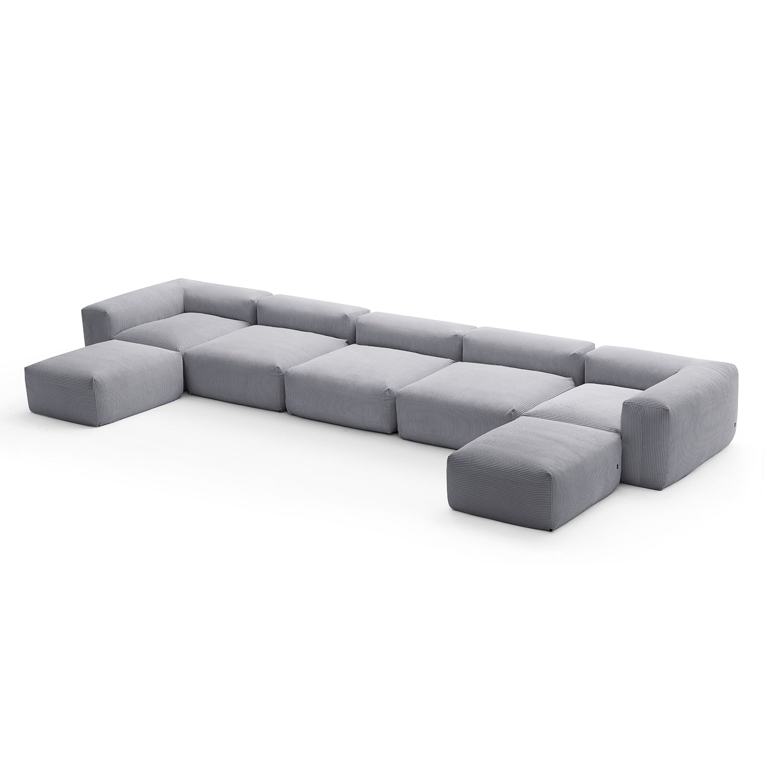 Mellow Extra Deep U Sectional with Ottoman - Mario Capasa