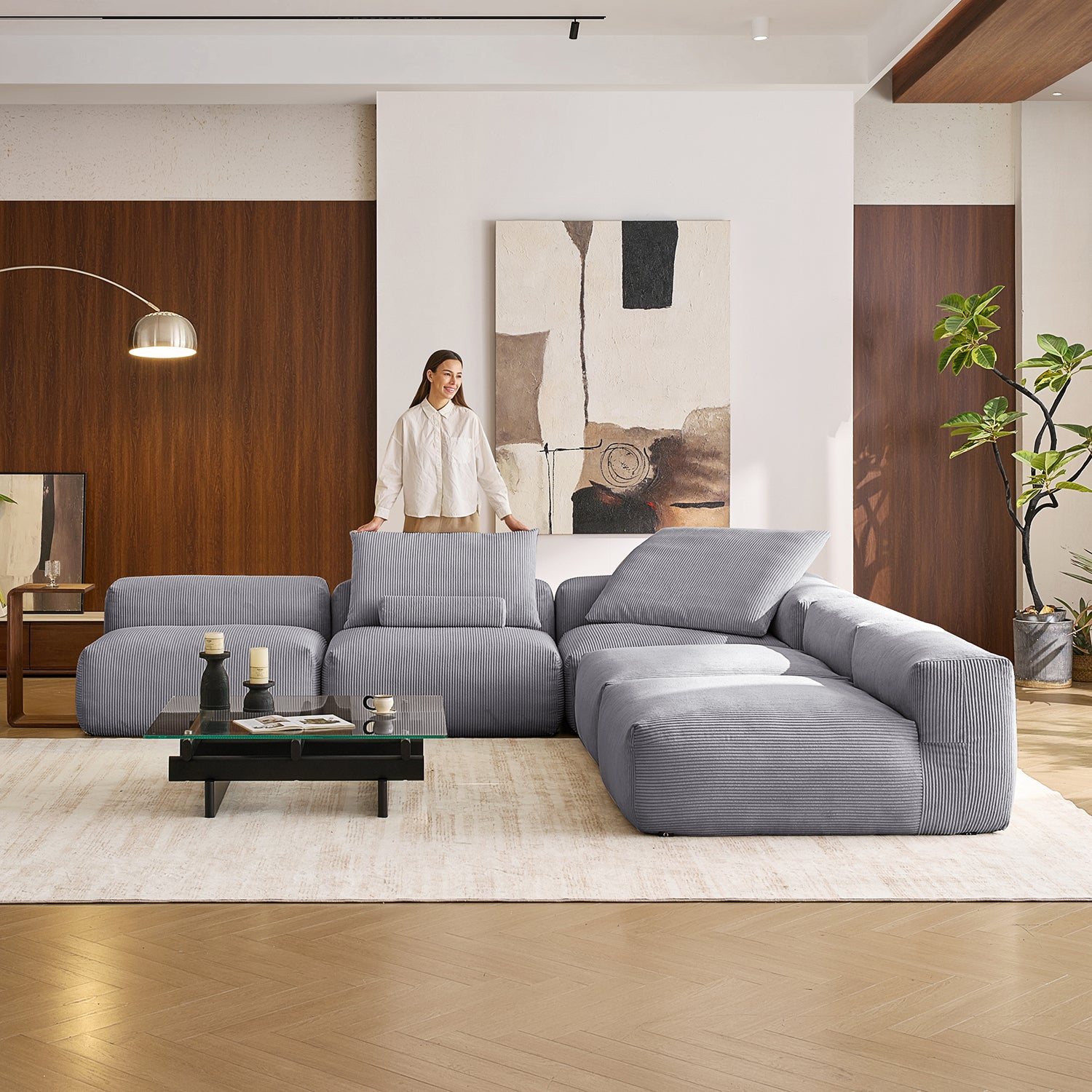 Mellow Open L Sectional - Mario Capasa