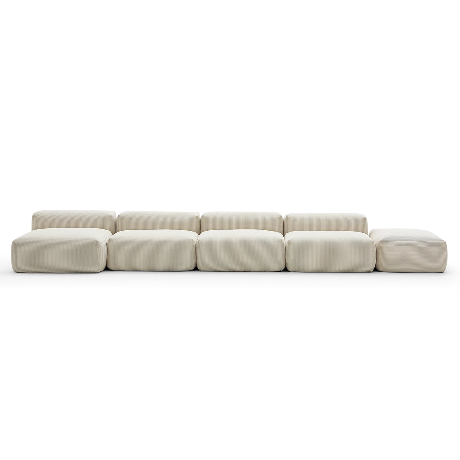 Mellow Open Sectional with Ottoman - Mario Capasa