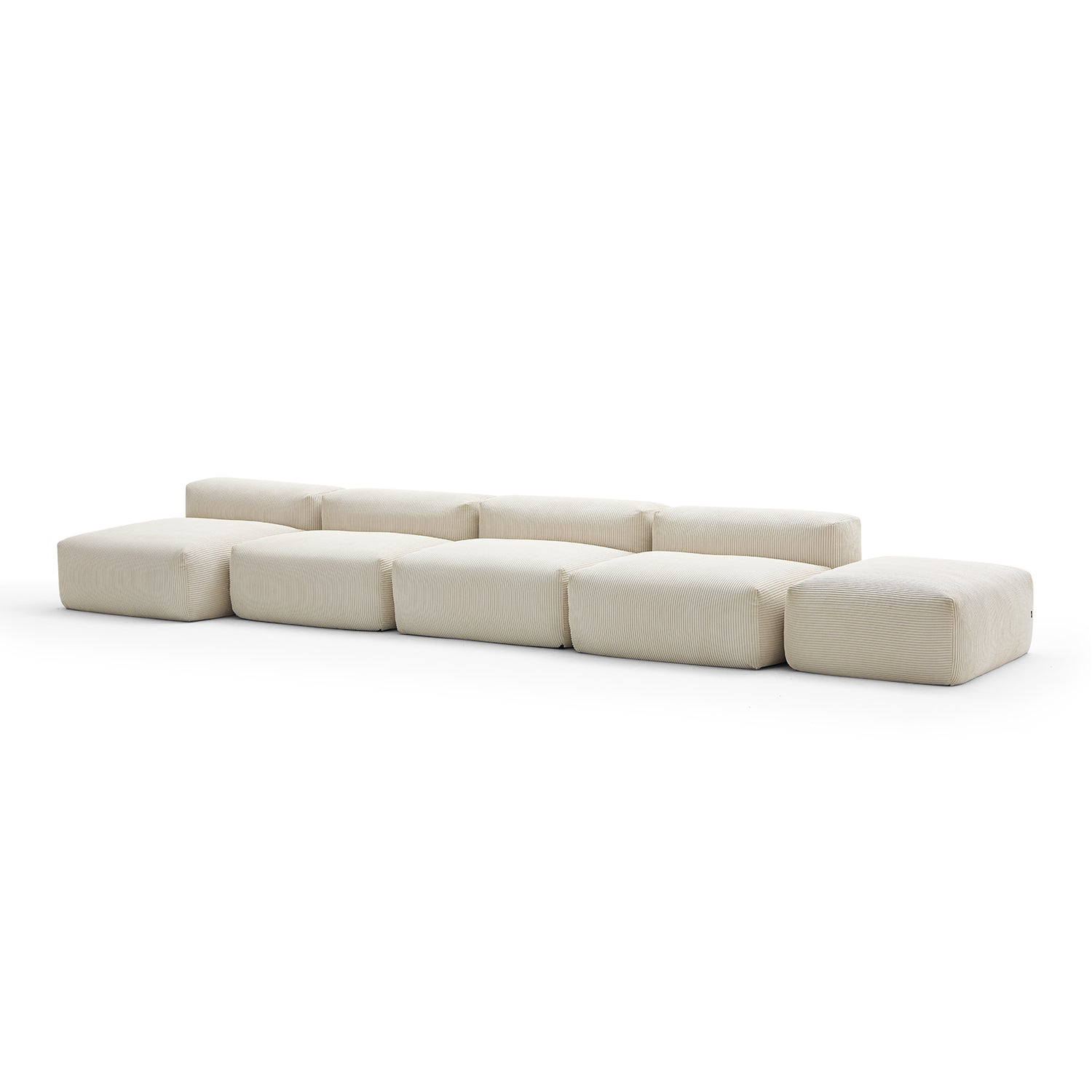 Mellow Open Sectional with Ottoman - Mario Capasa