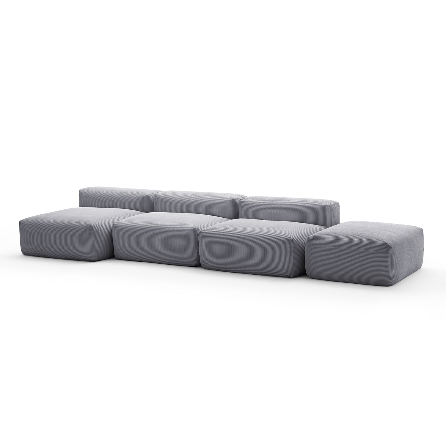Mellow Open Sectional with Ottoman - Mario Capasa