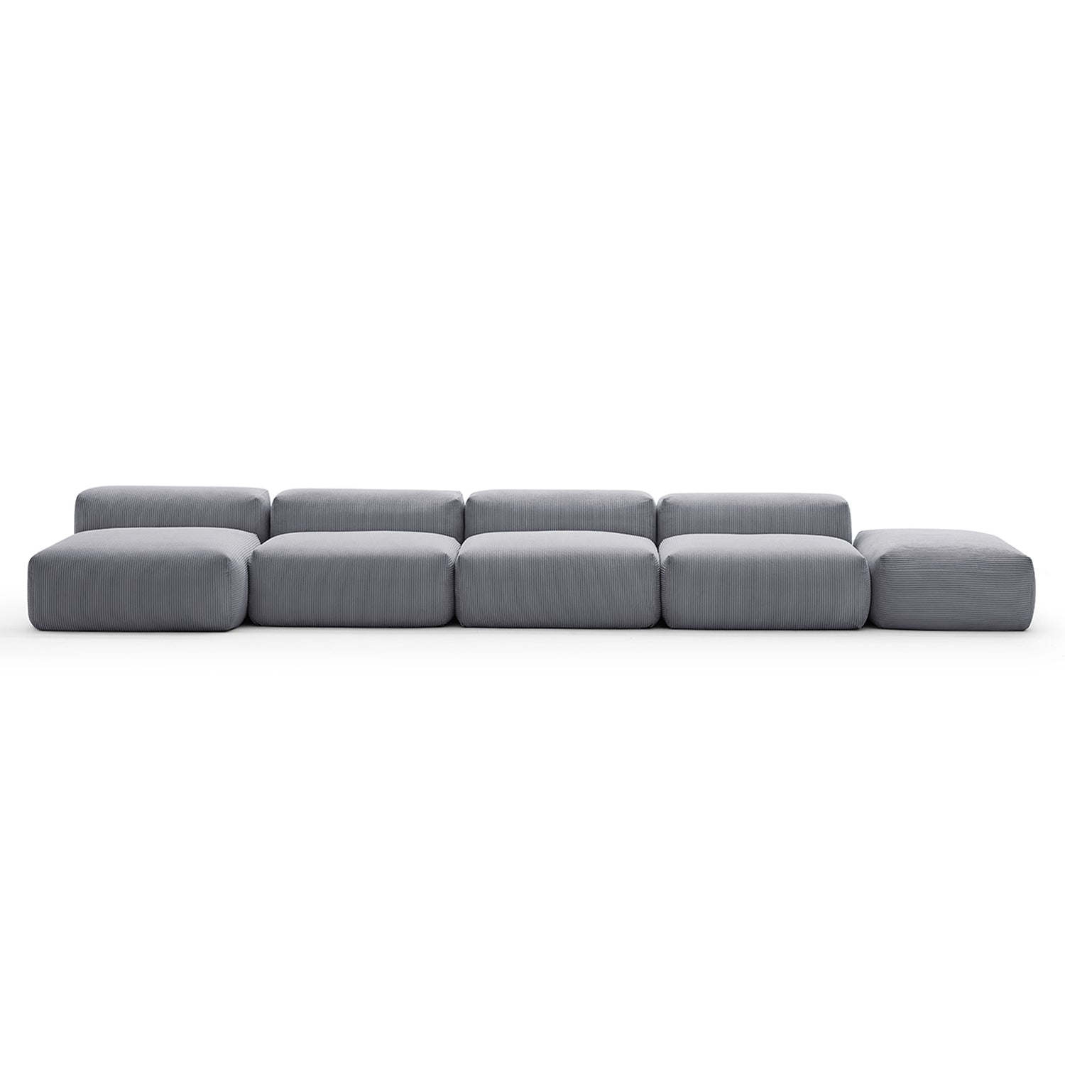Mellow Open Sectional with Ottoman - Mario Capasa