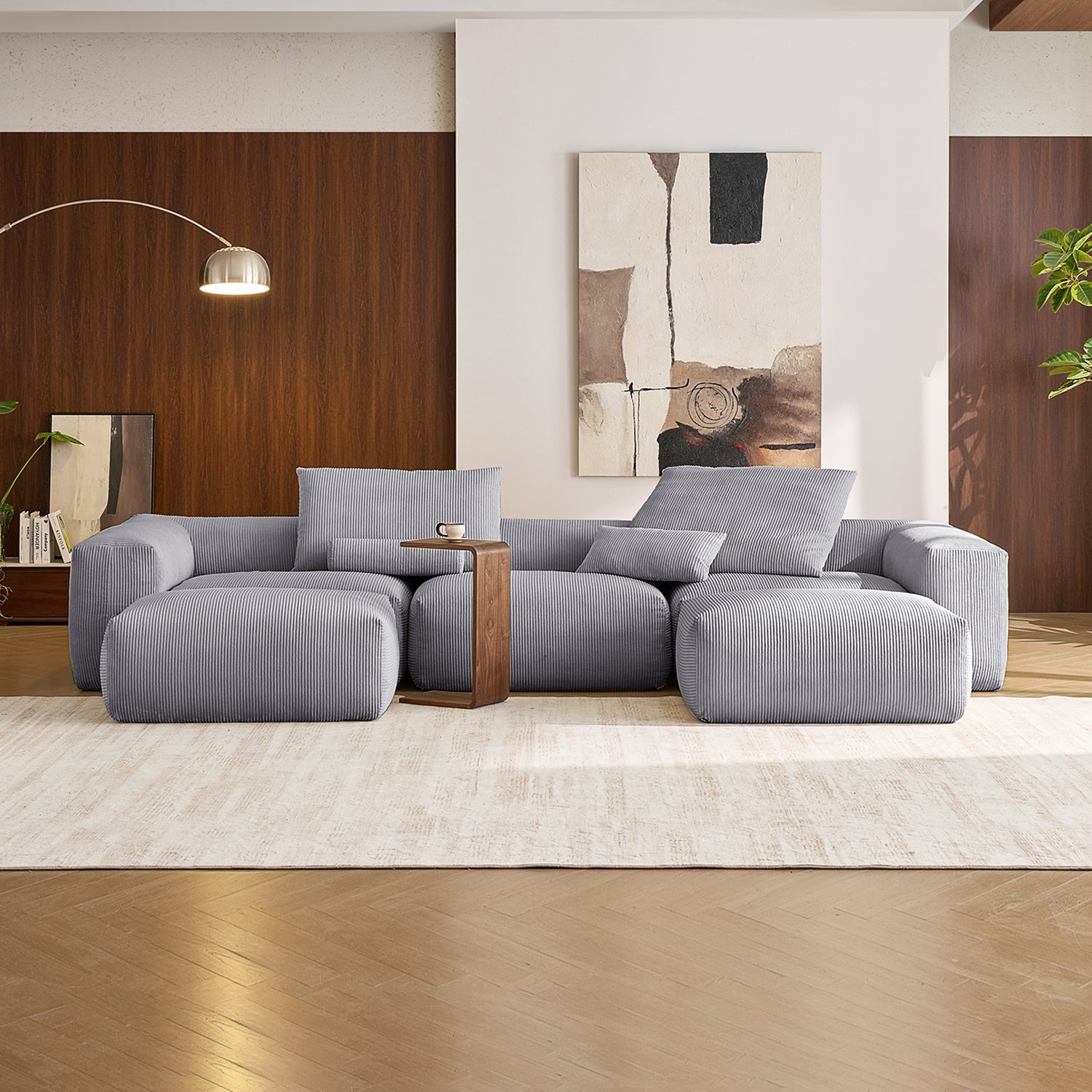 Mellow U Sectional with Ottoman - Mario Capasa