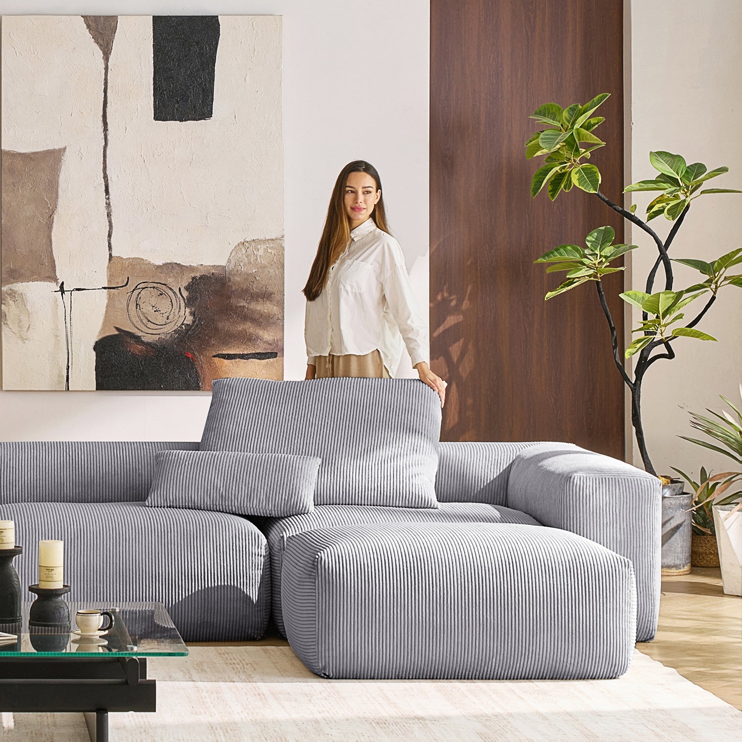 Mellow U Sectional with Ottoman - Mario Capasa