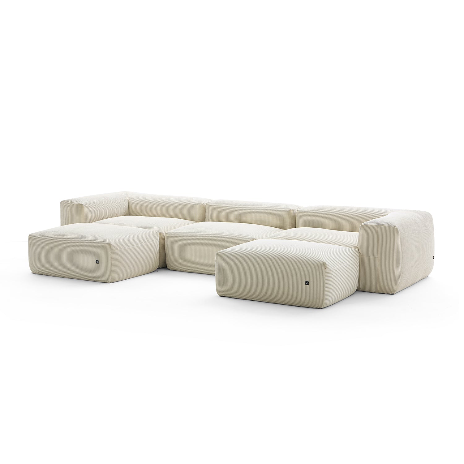 Mellow U Sectional with Ottoman - Mario Capasa