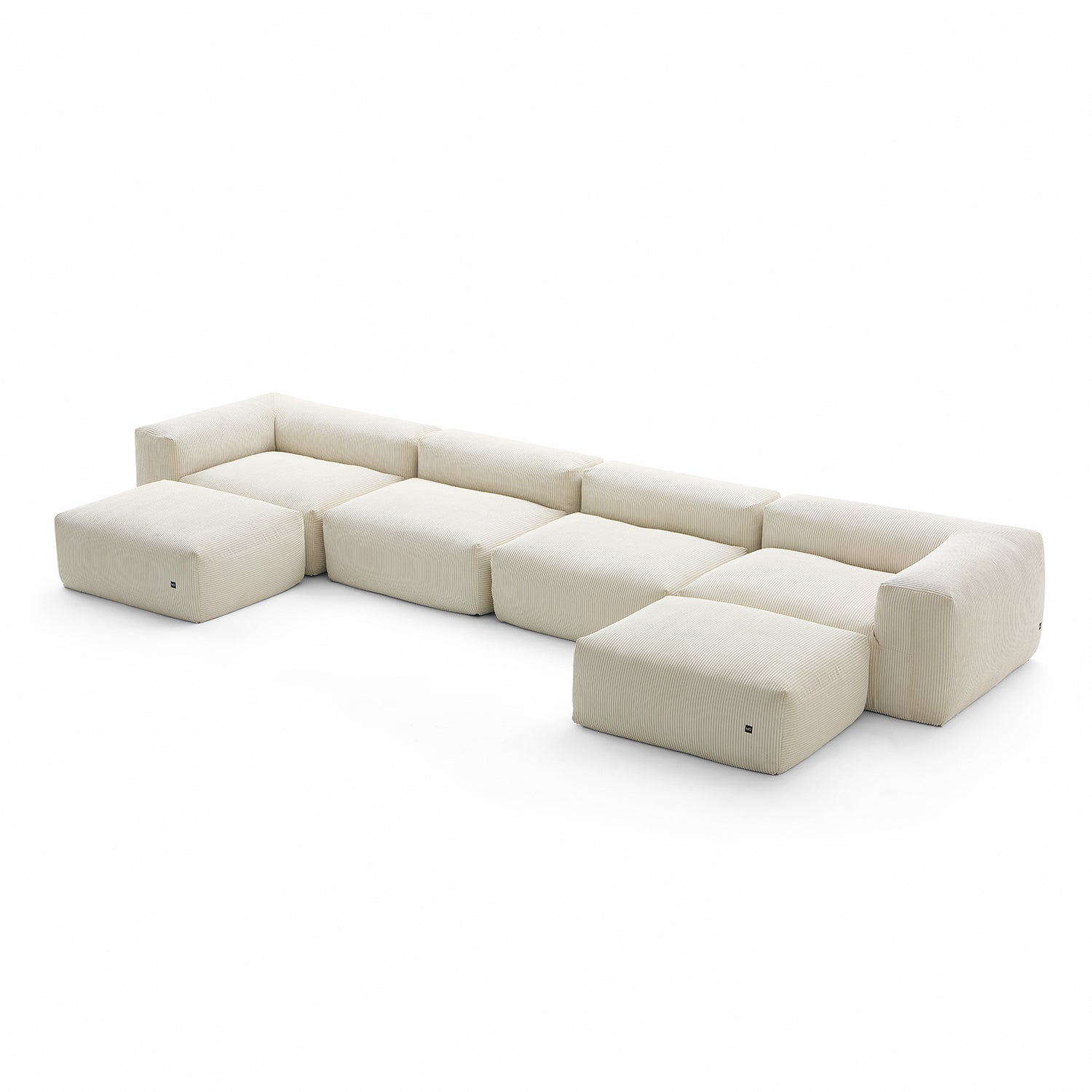 Mellow U Sectional with Ottoman - Mario Capasa
