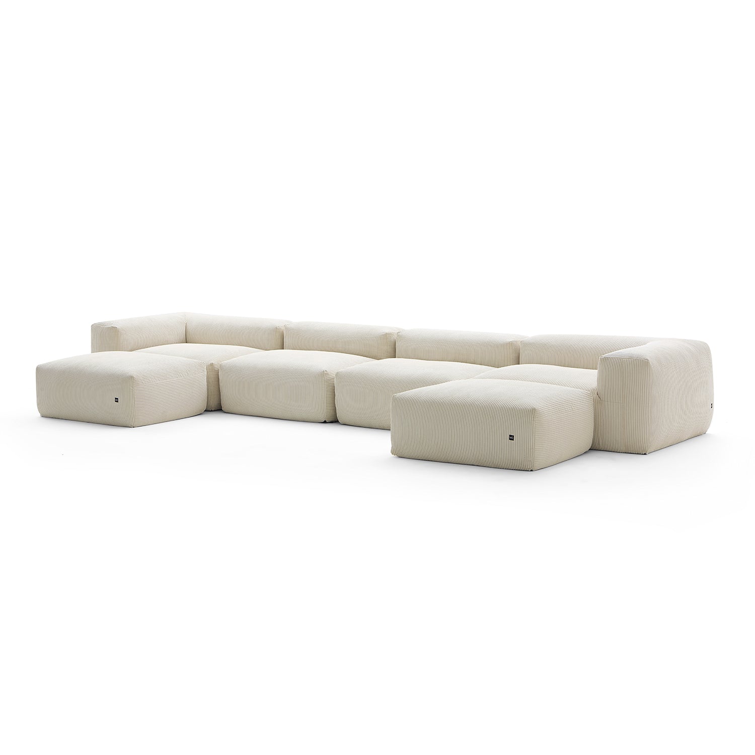 Mellow U Sectional with Ottoman - Mario Capasa