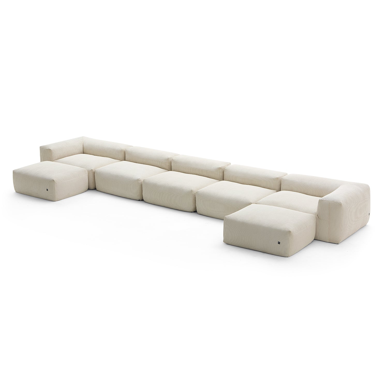 Mellow U Sectional with Ottoman - Mario Capasa